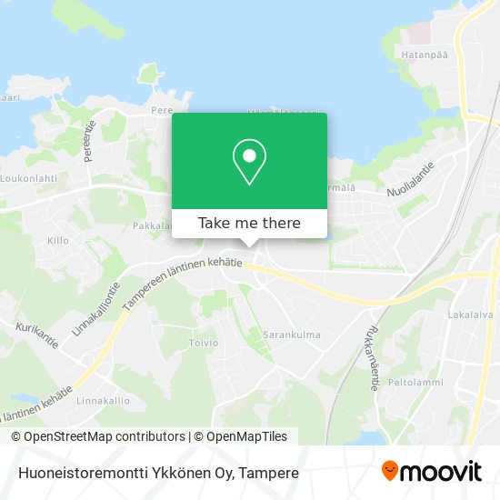 Huoneistoremontti Ykkönen Oy map