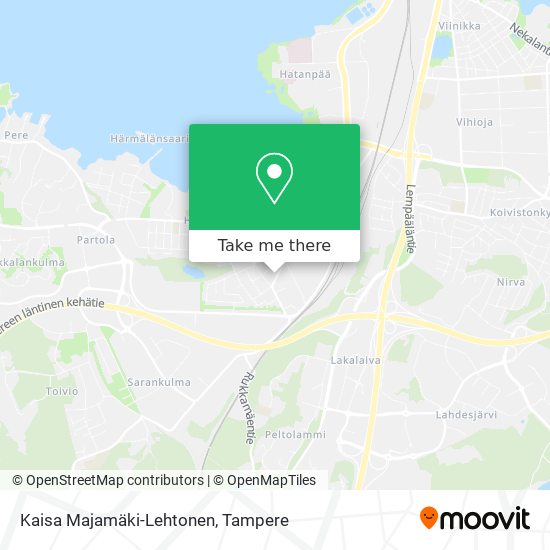 Kaisa Majamäki-Lehtonen map