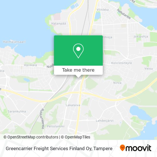 Greencarrier Freight Services Finland Oy map