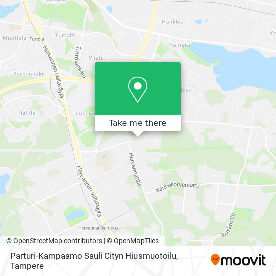 Parturi-Kampaamo Sauli Cityn Hiusmuotoilu map
