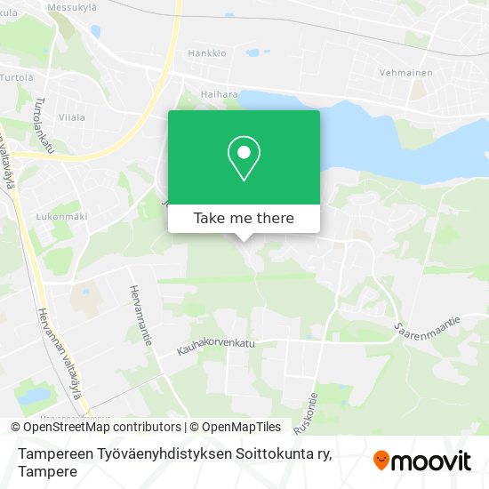 Tampereen Työväenyhdistyksen Soittokunta ry map