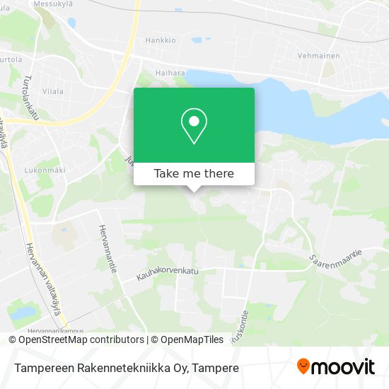 Tampereen Rakennetekniikka Oy map