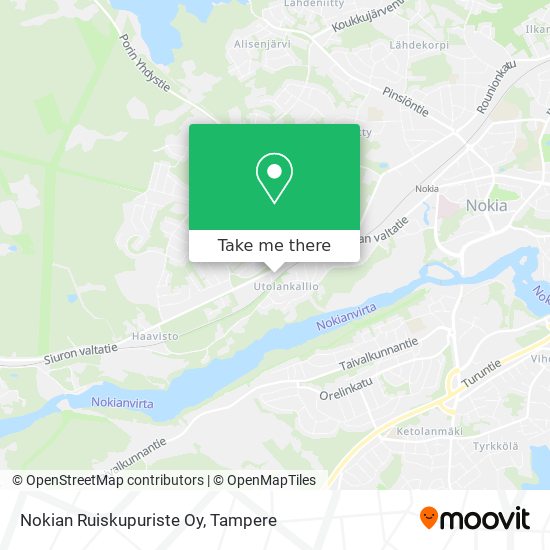 Nokian Ruiskupuriste Oy map