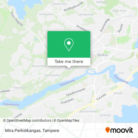 Mira Perkiökangas map