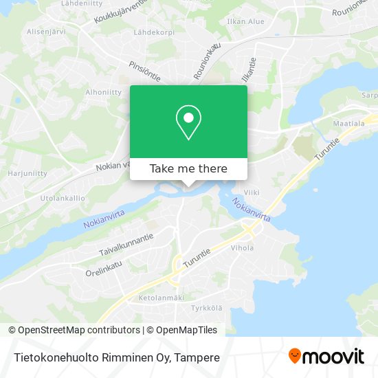 Tietokonehuolto Rimminen Oy map