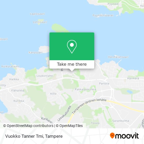 Vuokko Tanner Tmi map