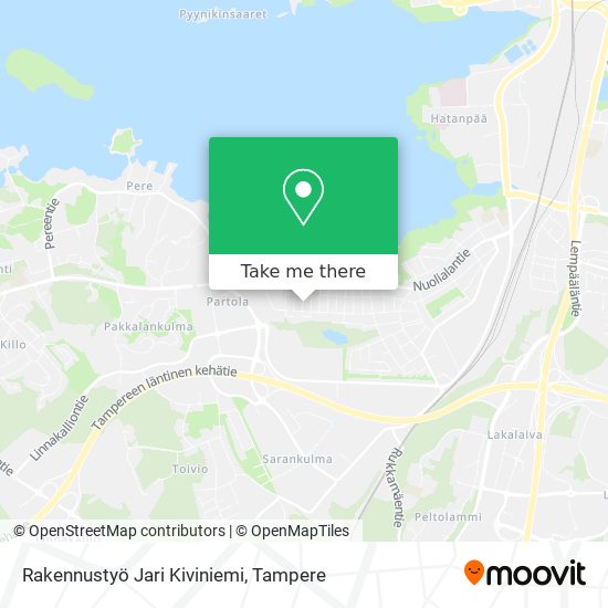 Rakennustyö Jari Kiviniemi map