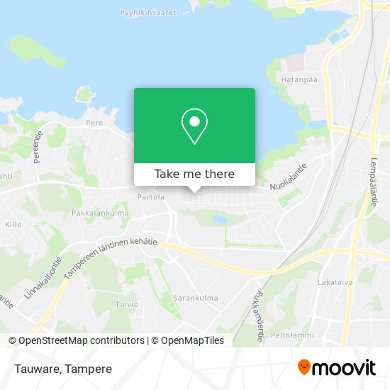 Tauware map