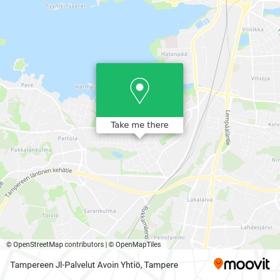 Tampereen Jl-Palvelut Avoin Yhtiö map