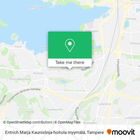 Entrich Marja Kaunislinja-hoitola myymälä map