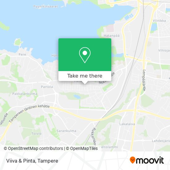 Viiva & Pinta map