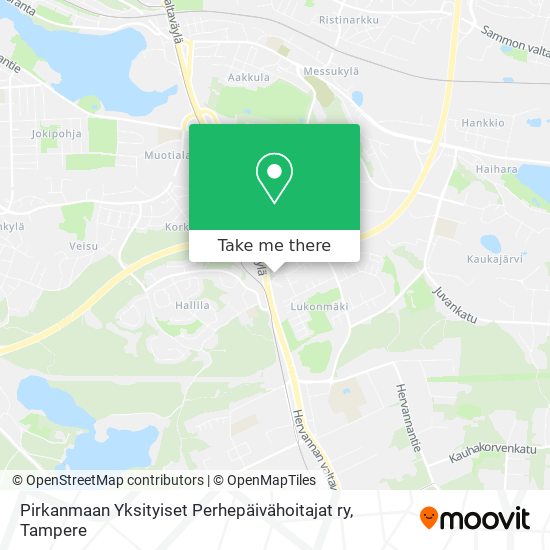 Pirkanmaan Yksityiset Perhepäivähoitajat ry map