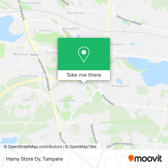 Hamy Store Oy map