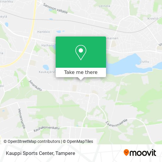 Kauppi Sports Center map