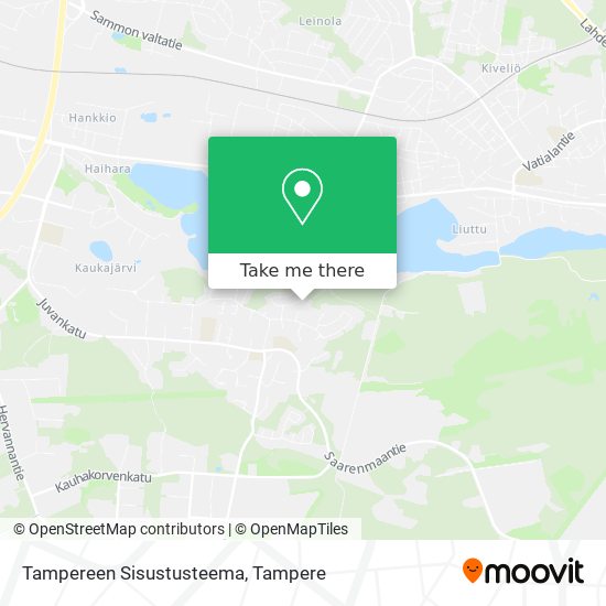 Tampereen Sisustusteema map