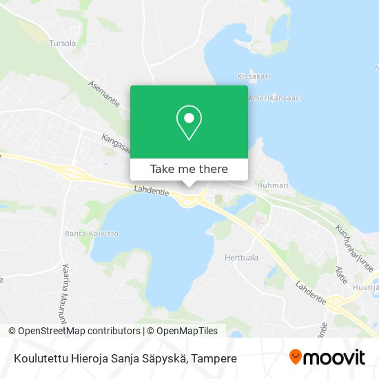 Koulutettu Hieroja Sanja Säpyskä map