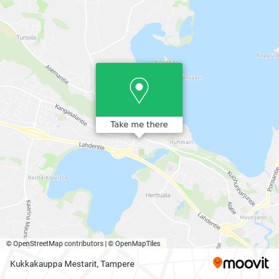 Kukkakauppa Mestarit map