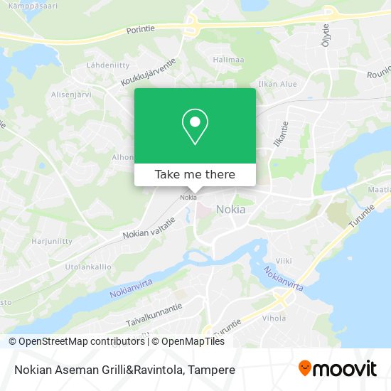 Nokian Aseman Grilli&Ravintola map