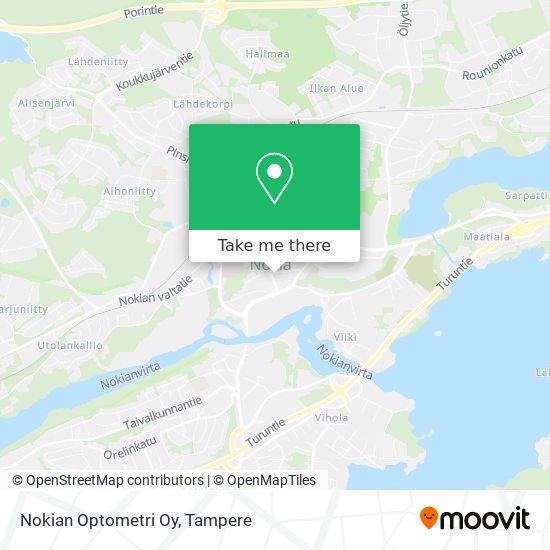 Nokian Optometri Oy map