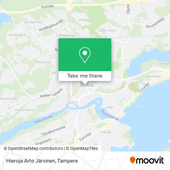 Hieroja Arto Järvinen map