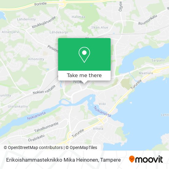 Erikoishammasteknikko Mika Heinonen map