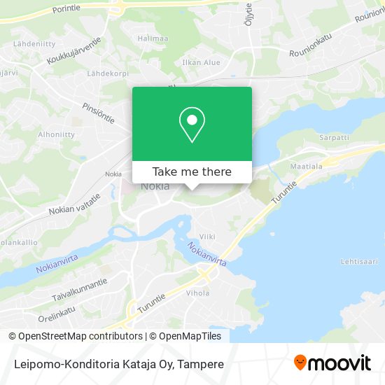 Leipomo-Konditoria Kataja Oy map