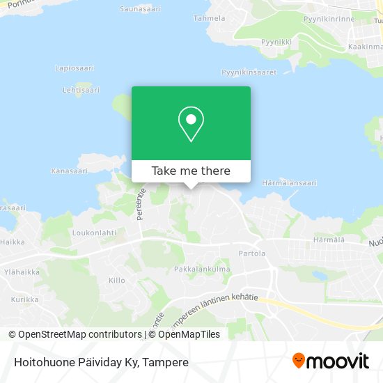 Hoitohuone Päividay Ky map