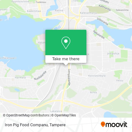 Iron Pig Food Companu map