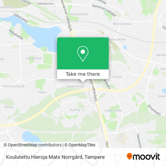Koulutettu Hieroja Mats Norrgård map