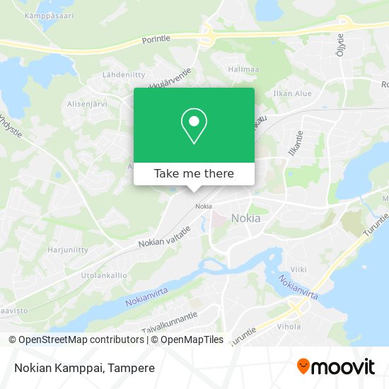 Nokian Kamppai map