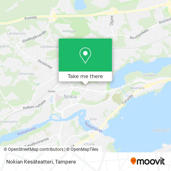 Nokian Kesäteatteri map