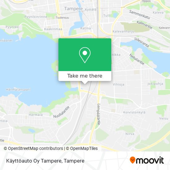 Käyttöauto Oy Tampere map