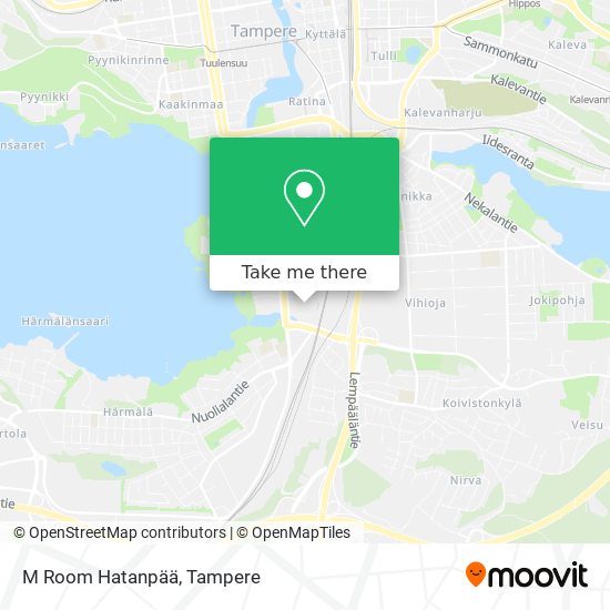 M Room Hatanpää map