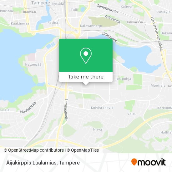 Äijäkirppis Lualamiäs map