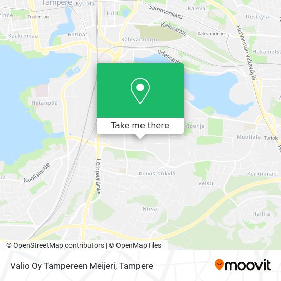 Valio Oy Tampereen Meijeri map