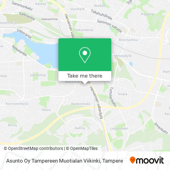 Asunto Oy Tampereen Muotialan Viikinki map