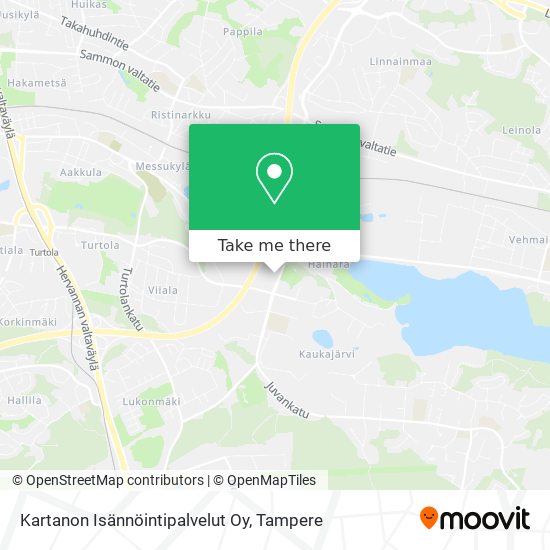 Kartanon Isännöintipalvelut Oy map