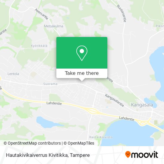 Hautakivikaiverrus Kivitikka map