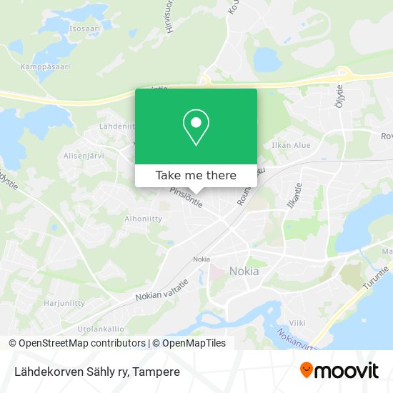 Lähdekorven Sähly ry map