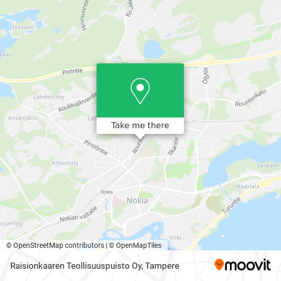 Raisionkaaren Teollisuuspuisto Oy map