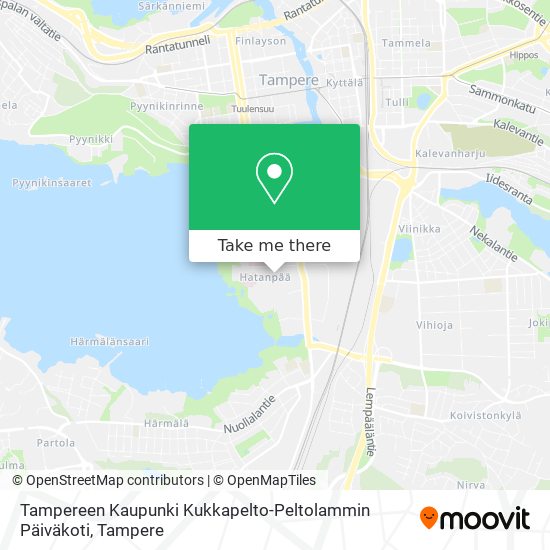 Tampereen Kaupunki Kukkapelto-Peltolammin Päiväkoti map