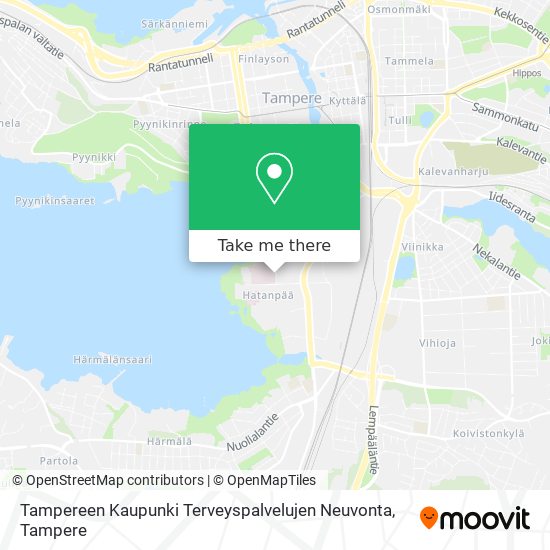 Tampereen Kaupunki Terveyspalvelujen Neuvonta map