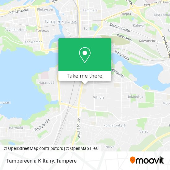 Tampereen a-Kilta ry map