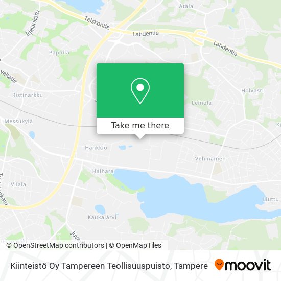 Kiinteistö Oy Tampereen Teollisuuspuisto map