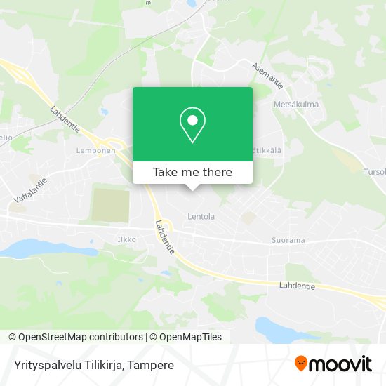 Yrityspalvelu Tilikirja map