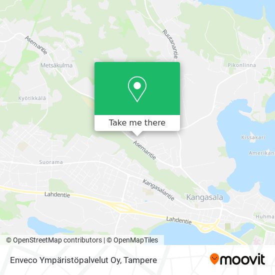 Enveco Ympäristöpalvelut Oy map