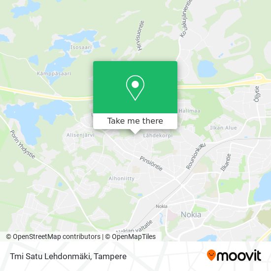 Tmi Satu Lehdonmäki map