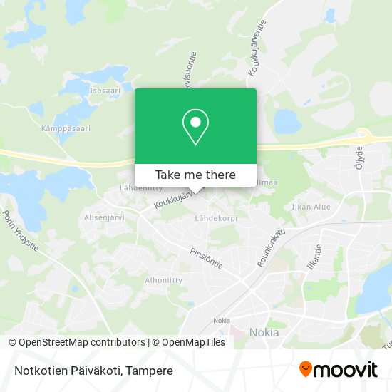 Notkotien Päiväkoti map