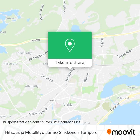 Hitsaus ja Metallityö Jarmo Sinkkonen map