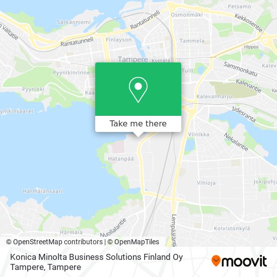 Konica Minolta Business Solutions Finland Oy Tampere map